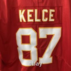NFL Super Bowl LVIII Kansas City Chiefs Travis Kelce #87 Jersey M Red NWT