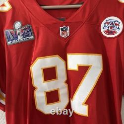 NFL Super Bowl LVIII Kansas City Chiefs Travis Kelce #87 Jersey M Red NWT