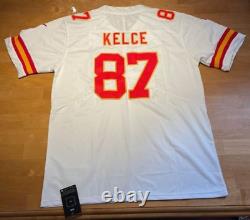NFL Super Bowl LVIII Kansas City Chiefs Travis Kelce #87 Jersey XL White NWT