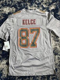NWT Men's Nike Travis Kelce #87 KC Chiefs 2023 Super Bowl LVII Jersey Gray 2XL
