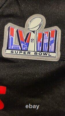 NWT Nike NFL Rashee Rice #4 Chiefs Super Bowl LVIII Jersey Black On Field LARGE