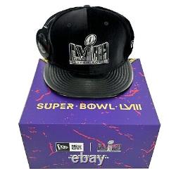New Era Super Bowl LVIII Exclusive Hat #D/158 Las Vegas 58 Kansas City Chiefs