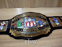 New Fantasy Football Championship Belt, Super Bowl Fan Title FFL Inspired Design