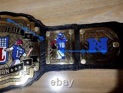New Fantasy Football Championship Belt, Super Bowl Fan Title FFL Inspired Design