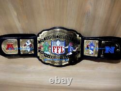 New Fantasy Football Championship Belt, Super Bowl Fan Title FFL Inspired Design