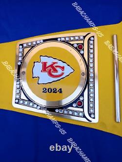 New Kansas City Chiefs KC Super Bowl 58 Championship 2024 Belt Adult Size 2mm