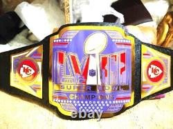 New Kansas City Chiefs LVIII NFL Super Bowl Championship Belt Adult size 2mm