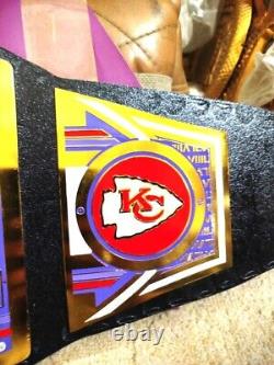 New Kansas City Chiefs LVIII NFL Super Bowl Championship Belt Adult size 2mm