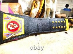 New Kansas City Chiefs LVIII NFL Super Bowl Championship Belt Adult size 2mm
