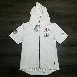 New Kansas City Chiefs Nike Super Bowl LIV Champions Media Night Showout Hoodie