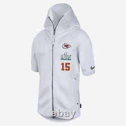 New Kansas City Chiefs Nike Super Bowl LIV Champions Media Night Showout Hoodie