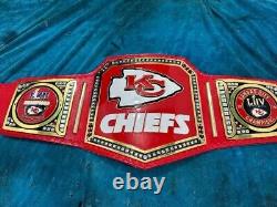 New Kansas City Chiefs Super Bowl LVIII Championship Belt 2MM 4mm Brass