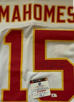 New MVP Patrick Mahomes Signed KC Chiefs Jersey withGA COA SUPER BOWL 1 DAY SALE