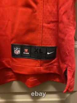 New Patrick Mahomes XL Mens Red Kansas City Super Bowl 55 Nike Game Jersey NWT