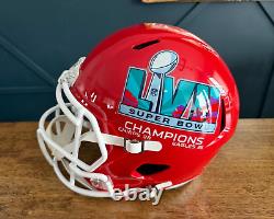 Nick Bolton Kansas City Chiefs Signed Super Bowl LVII Full Size Replica Helmet