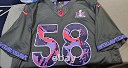 Nike Anthracite Super Bowl LVIII 58 Limited Edition Jersey Classic Cool 2XL NWT