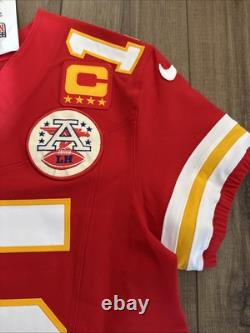 Nike Authentic Chiefs Super Bowl Nike FUSE Vapor Elite Mahomes Game Jersey 40 M