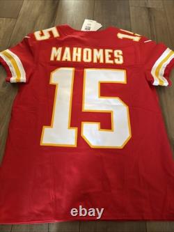 Nike Authentic Chiefs Super Bowl Nike FUSE Vapor Elite Mahomes Game Jersey 40 M