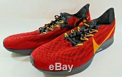 Nike Kansas City Chiefs Air Zoom Pegasus 36 Running Shoes CI1930-600 Size 14 New