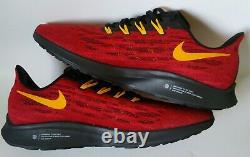 Nike Kansas City Chiefs Air Zoom Pegasus 36 Running Shoes CI1930-600 Size 8.5