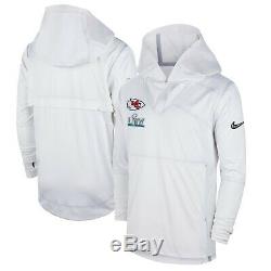 Nike Kansas City Chiefs Mens Super Bowl LIV 54 Media Night Hooded Jacket