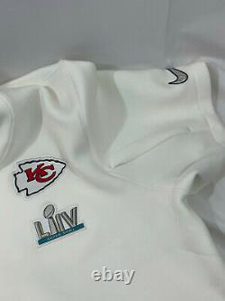 Nike Kansas City Chiefs Mens Super Bowl LIV 54 Media Showout Hoodie Jacket 4XL
