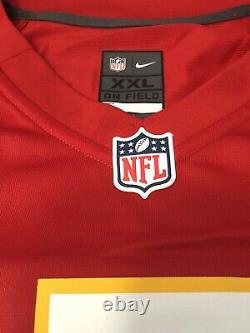 Nike Kansas City Chiefs Patrick Mahomes Mens Red Super Bowl Game Jersey 2XL XXL