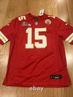 Nike Kansas City Chiefs Patrick Mahomes Red Super Bowl LIX Game Jersey Sz M 67NM