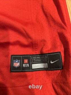 Nike Kansas City Chiefs Patrick Mahomes Red Super Bowl LIX Game Jersey Sz M 67NM