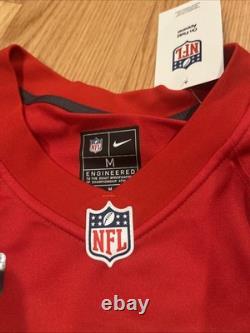 Nike Kansas City Chiefs Patrick Mahomes Red Super Bowl LIX Game Jersey Sz M 67NM
