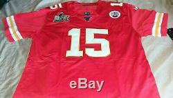 Nike Kansas City Chiefs Patrick Mahomes Super Bowl 54 LIV Patch Jersey Red