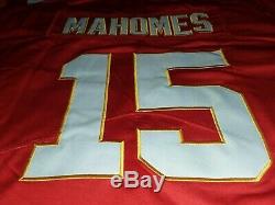 Nike Kansas City Chiefs Patrick Mahomes Super Bowl 54 LIV Patch Jersey Red
