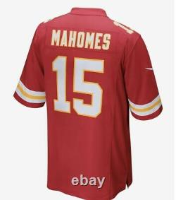 Nike Kansas City Chiefs Patrick Mahomes Super Bowl 54 LIV Patch Jersey red kc S