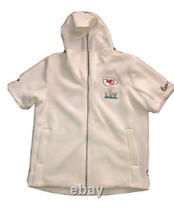 Nike Kansas City Chiefs SBLIV Showout SS Hoodie White DC9869-100 Mens 2XL