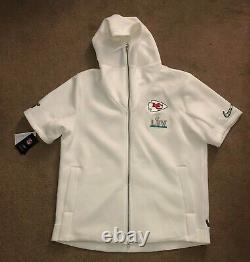 Nike Kansas City Chiefs SBLIV Showout SS Hoodie White DC9869-100 Mens 2XL