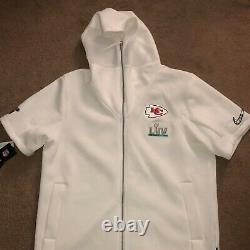 Nike Kansas City Chiefs SBLIV Showout SS Hoodie White DC9869-100 Mens 2XL