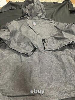 Nike Kansas City Chiefs Storm Fit Team Issued Jacket New Size 2XL Grey Black