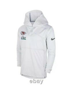 Nike Kansas City Chiefs Super Bowl LIV 54 Media Night Pullover Jacket Mens 4XL