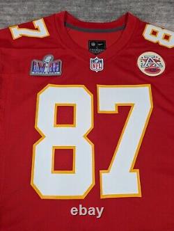 Nike Kansas City Chiefs Travis Kelce Super Bowl LVIII Jersey NWT Size Large