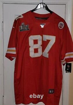 Nike NFL Kansas City Chiefs Travis Kelce #87 Super Bowl LIV Champions Game Event