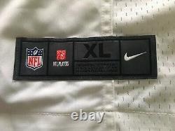 Nike Patrick Mahomes White Super Bowl 54 LIV Patch On Field KC Chiefs Jersey XL