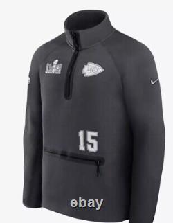 Nike Super Bowl LVIII Media Day Hoodie Jacket Chiefs Patrick Mahomes Medium