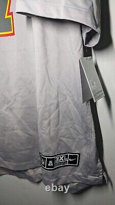 Nike Travis Kelce Gray Kansas City Chiefs Super Bowl LVII Patch Jersey Size 3XL