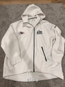 Nike Women's Super Bowl LIX Kansas City Chiefs Media Night Full Zip Up Hoodie XL