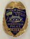 Obsolete Jacksonville, Florida Police Chief Super Bowl Badge Hallmark Blackinton