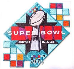 Off. NFL Super Bowl 57 Patch/Stat Panel Chiefs vs. Eagles (See Desc.) 2023