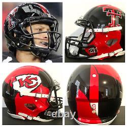 PATRICK MAHOMES KANSAS CHIEFS TEXAS TECH RIDDELL SPEED HELMET 2X MVP Super Bowl