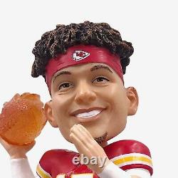 PATRICK MAHOMES KANSAS CITY CHIEFS ON FIRE BOBBLEHEAD FoCo EXCLUSIVE SB MVP NEW