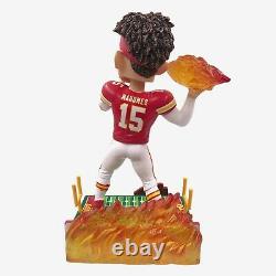 PATRICK MAHOMES KANSAS CITY CHIEFS ON FIRE BOBBLEHEAD FoCo EXCLUSIVE SB MVP NEW