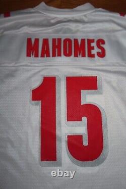 PATRICK MAHOMES No. 15 KANSAS CITY CHIEFS (2XL) Super Bowl LIV Football Jersey